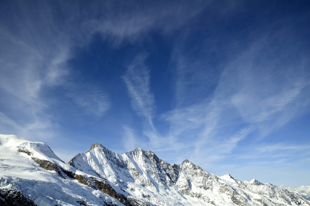 Красивая зима фото альпы