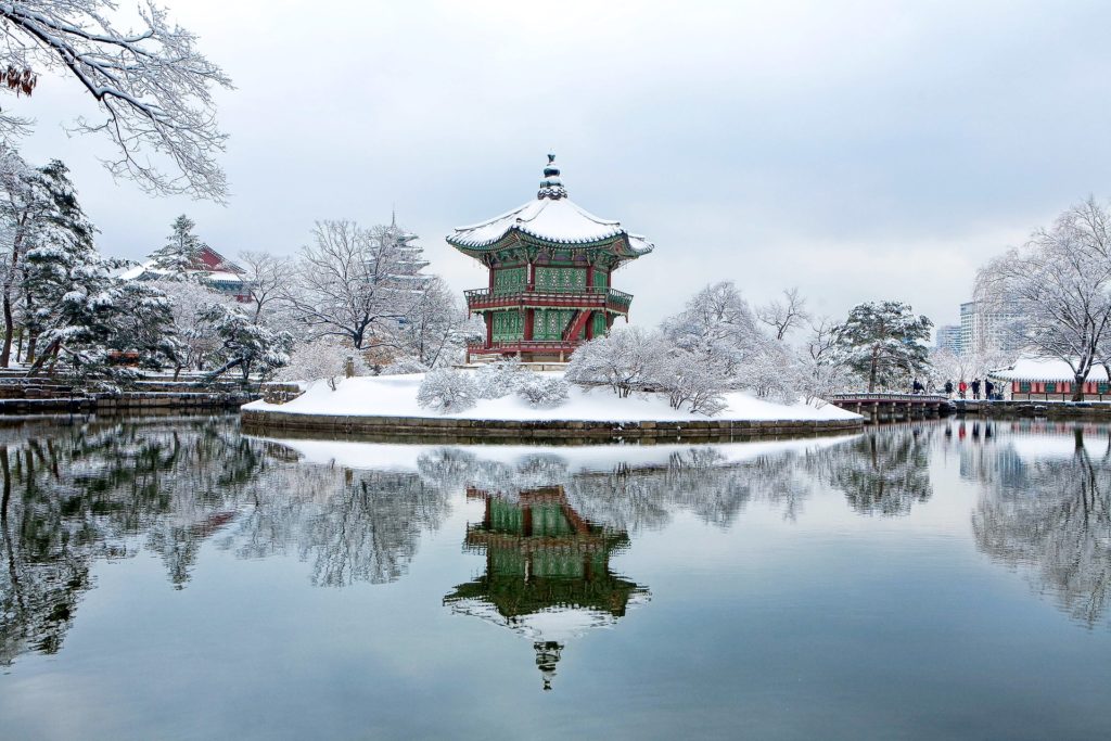 Красивая зима фото китай