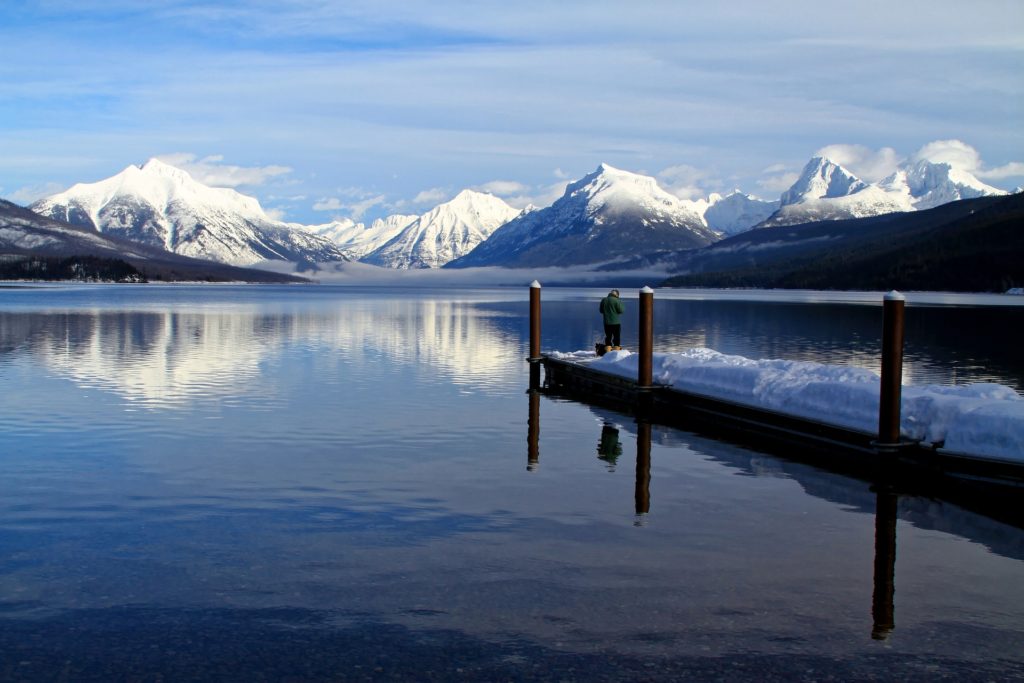 Зима фото озеро